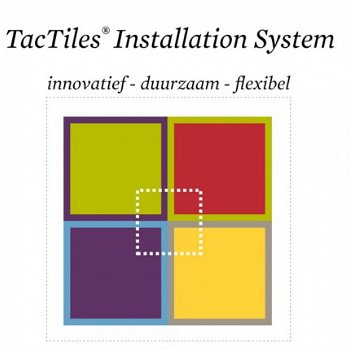 TacTiles voor het lijmvrij bevestigen van tapijttegels - 6