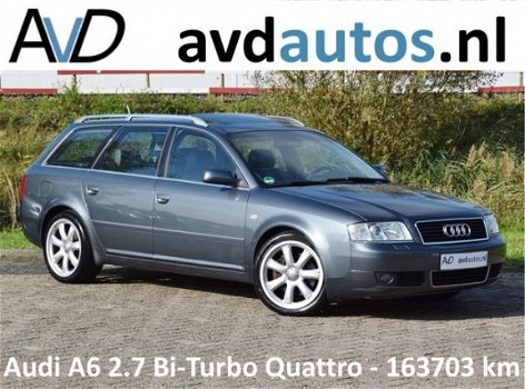 Audi A6 Avant - 2.7 TURBO QUATTRO PRO LINE / bekende onderhoudshistorie / Lederen bekleding / stoelv - 1
