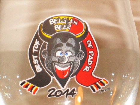 Pilsglas - Best Tof - Belgian Beer - Of Pad'r - 2014 - Italy - 2