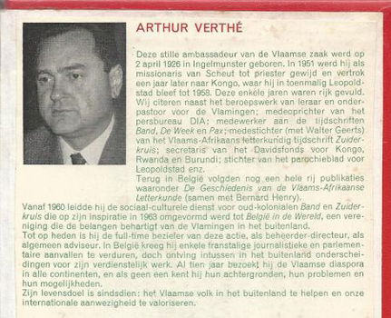 ARTHUR VERTHE**VLAANDEREN IN DE WERELD**ONTARIO+CANADA+USA** - 3