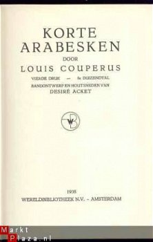 LOUIS COUPERUS **ARABESKEN** LOUIS COUPERUS**1938 - 2