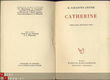 M. SCHARTEN-ANTINK**CATHERINE*DEFINITIEVE TEKST*MCMLI*1960** - 1 - Thumbnail