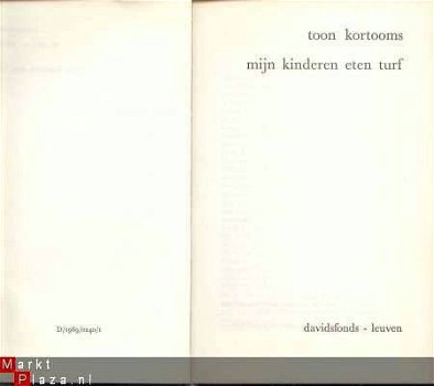 TOON KORTOOMS**MIJN KINDEREN ETEN TURF**DAVIDSFONDS**1969** - 2