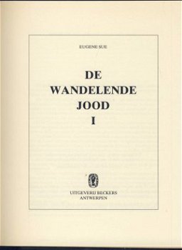 EUGENE SUE**DE WANDELENDE JOOD**GROENE SKYVERTEX BECKERS - 2