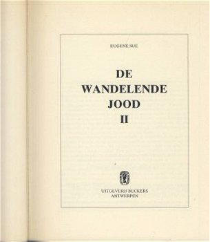 EUGENE SUE**DE WANDELENDE JOOD**GROENE SKYVERTEX BECKERS - 6