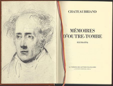 CHATEAUBRIAND**MEMOIRES D' OUTRE-TOMBE**LE TRESOR DES LETTR - 1