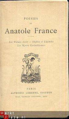 ANATOLE FRANCE ** POESIES **ALPHONSE LEMERRE, EDITEUR