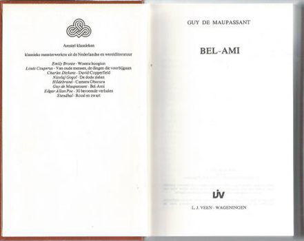 GUY DE MAUPASSANT**BEL-AMI***AMSTEL-KLASSIEKER - 2