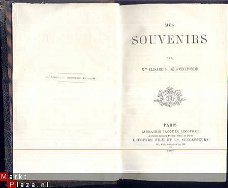MME ELISABETH DE BONNEFONDS**MES SOUVENIRS*1869*LECOFFRE .