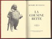 HONORE DE BALZAC**LA COUSINE BETTE*LE TRESOR DES LETTRES FR - 1 - Thumbnail