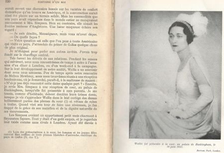 LES MEMOIRES DE SON ALTESSE ROYALE LE DUC DE WINDSOR - 8