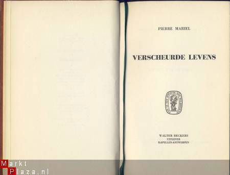 PIERRE MARIEL**VERSCHEURDE LEVENS**WALTER BECKERS HARDCOVER - 2