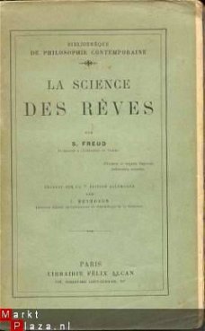 SIGMUND FREUD.***LA SCIENCE DES REVES***1926 !!!!I. MEYERSON