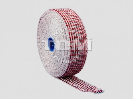 Malla elastica para carne Rojo/blanco tommallas nl - 1