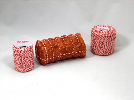 Ficelle de viande Rouge/blanc,corde de viande - 2