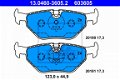 Remblokken Set Achteras ATE BMW 3 E36 E46 Z4 E85 Saab 9-5 - 1 - Thumbnail