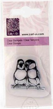 SALE NIEUW Clear Stempel Parrots / Papegaaien van Cart-us - 1