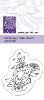 SALE NIEUW Clear Stempel Chinese Flower van Cart-us - 1