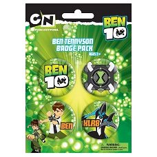 Ben Tennyson Ben 10 buttons bij Stichting Superwens!