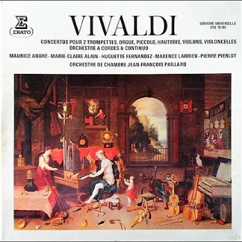 LP - Vivaldi - Concertos pour trompettes - Jean Francois Paillard - 0