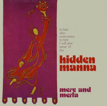 Merv And Merla- Hidden Manna- Gospel Folk, Klezmer -orig 1976 vinylLP - MINT - review copy - 1