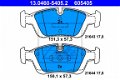 Remblokken Set Vooras ATE 13.0460-5405.2 BMW 3 E36 E46 Z3 Z4 - 1 - Thumbnail