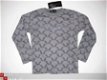 grijs shirt met V opdruk in paars in mt 98/104 - 1 - Thumbnail