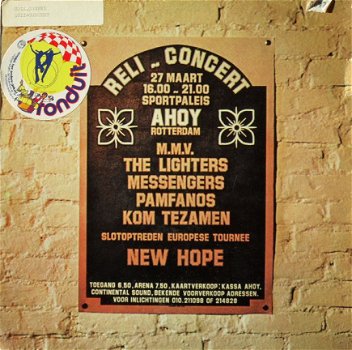 The Lighters met Reli-Musical 'Kom Tezamen' e.a. Reli-Concert Ahoy Live -vinylLP- 1976 - - 1