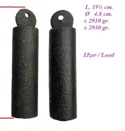=== 2 Klok gewichten = oud === 35628