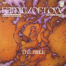 Family Of Love (Demis Roussos, Jeane Manson) ‎– The Bible  - vinylLPdouble-  MINT-1977- review copy