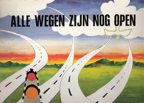 Dimanche Roel Bontan(Koor Utrecht)/ Alle Wegen zijn nog Open - vinylLP- -1974 - 1