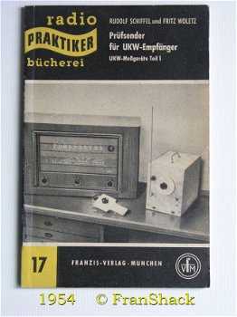 [1954] Prüfsender für UKW-Empfänger, Schiffel e.a., Franzis Verlag. - 1