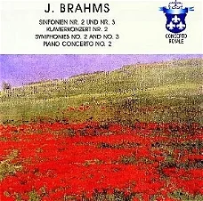 3-CD - BRAHMS - Sinfonien 2 en 3, Klavierkonzert nr. 2