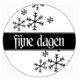 SALE NIEUW cling stempel Christmas Seal Fijne Dagen van Art Journey - 1 - Thumbnail