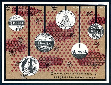 SALE NIEUW cling stempel Christmas Seal Fijne Dagen van Art Journey - 2