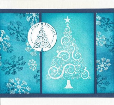 SALE NIEUW cling stempel Christmas Seal Vrolijk Kerstfeest van Art Journey - 2