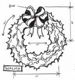 SALE NIEUW TIM HOLTZ cling Kerst stempel Mini Blueprints 5 Wreath - 1 - Thumbnail