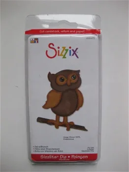 sizzix sizzlits Uil Owl **nieuw** - 1