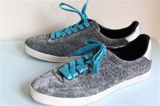 Sneakers glitter - laag model - maat 42 - 3