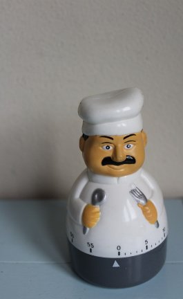 Kookwekker in vorm kok - nr. 1