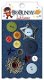 SALE NIEUW set 2 stickervellen + 1 Buttons Blast Off Boy van Bo Bunny - 2 - Thumbnail