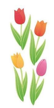 SALE NIEUW Jolee's By You Dimensional Stickers Tulips.