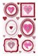 SALE NIEUW Holiday & Heart Frame Chipboard Stickers van Martha Stewart. - 1 - Thumbnail