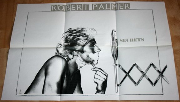 Robert Palmer- Secrets- vinylLP-Pop Rock- NM-1979 review copy -Never played - w/ pr inner+POSTER - 2