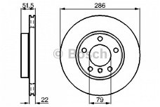 Remschijf Vooras BOSCH 0986478513 BMW 3 E36 E46 Z3 E36 Z4