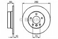 Remschijf Achteras BOSCH 0986478561 BMW 3 E36 E46 - 1 - Thumbnail