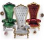 Baroque Diva Queen Chair Grijs - 3 - Thumbnail