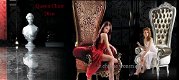 Baroque Diva Queen Chair Grijs - 6 - Thumbnail