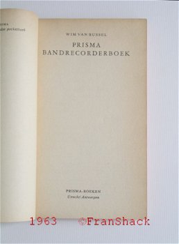 [1963] Prisma Nr.922, Bandrecorder-boek, Bussel, Spectrum - 2