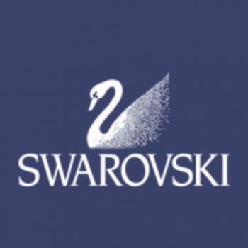 swarovski oorbellen swan collection met blauw hart crystal 1001oorbellen - 2